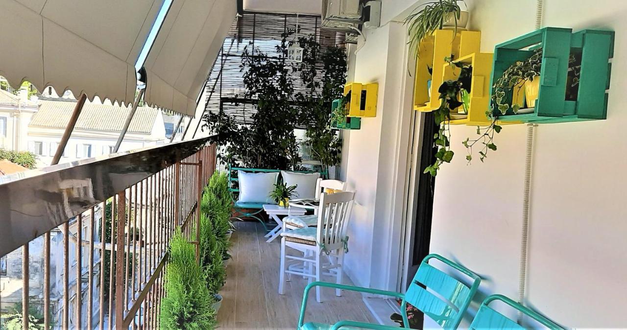 Aay- Best Corfu Town & Sea Apart 2Bedroom Renovated + Lift / Comfy&Design+Wifi Exteriör bild