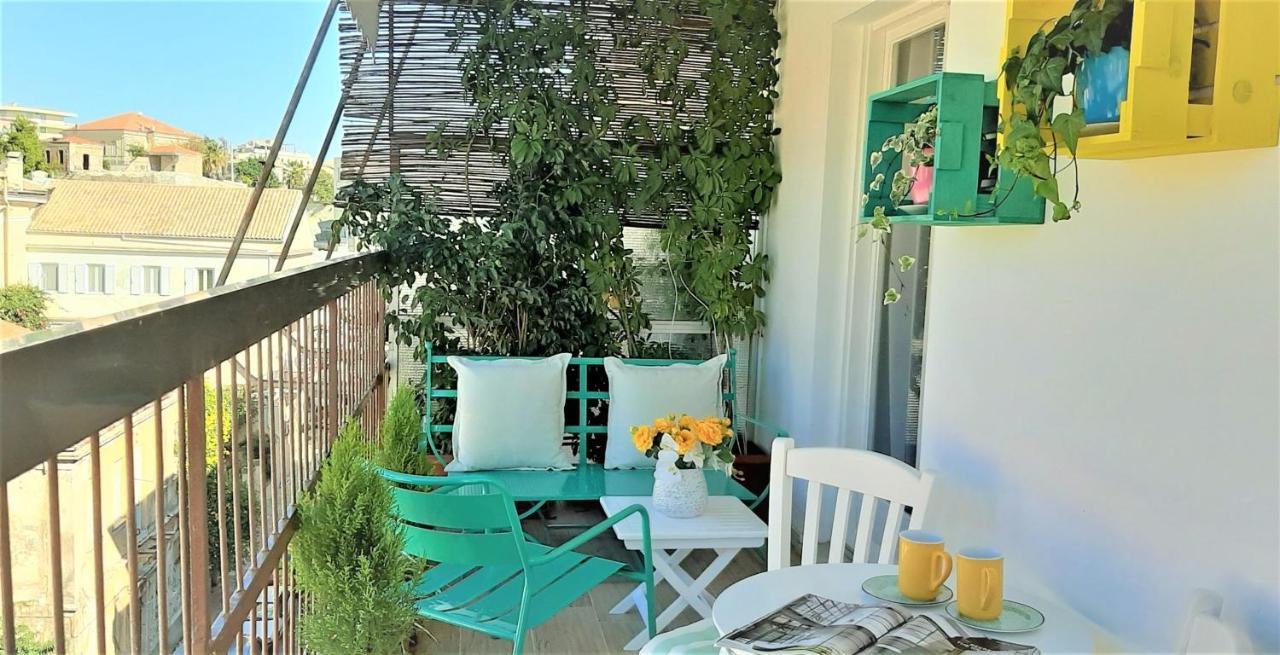 Aay- Best Corfu Town & Sea Apart 2Bedroom Renovated + Lift / Comfy&Design+Wifi Exteriör bild